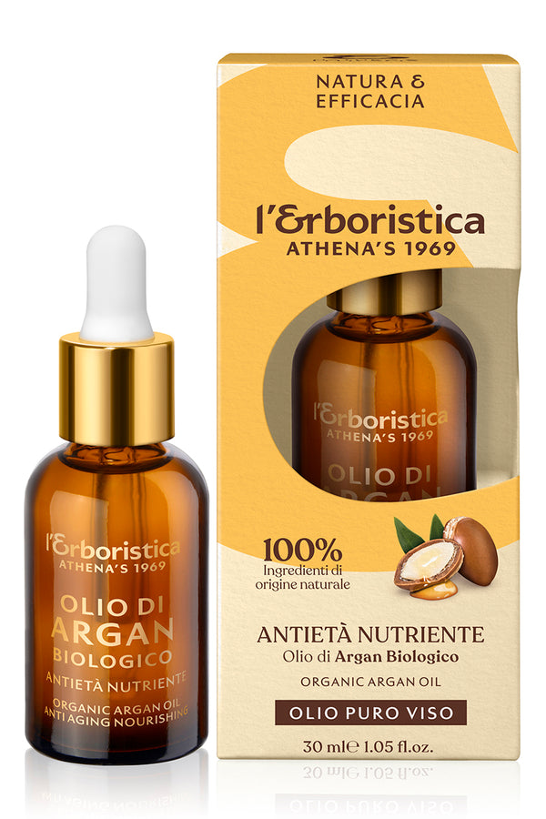 Ulei biologic de argan 100% natural pentru ten, l'Erboristica, 30 ml