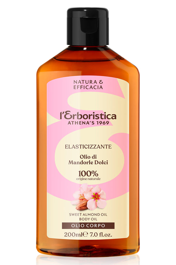 Ulei 100% natural de migdale dulci pentru corp, elasticizant, l'Erboristica, 200 ml